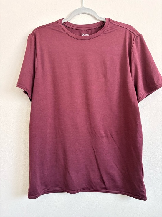 Quince Other - NWT Quince Men's Crew Neck T-Shirt in Wine size M